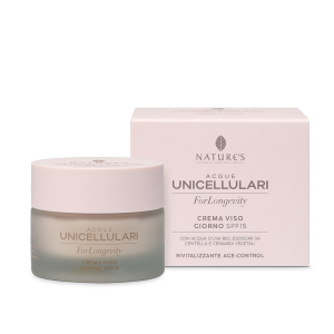 ForLongevity Crema viso giorno SPF15 - Acque Unicellulari