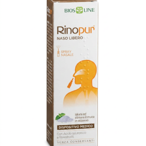 Rinopur Naso Libero Bios Line – Spray Nasale con Acido Ialuronico – 20 ml