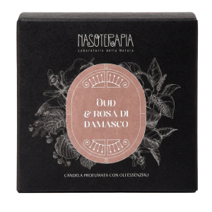 Candela Profumata Nasoterapia Oud e Rosa di Damasco