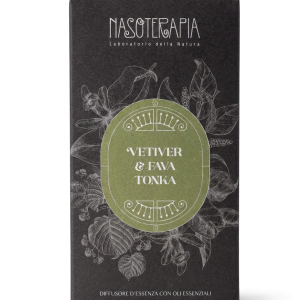 Diffusore a Bastoncini Nasoterapia Vetiver e Fava Tonka – 200 ml