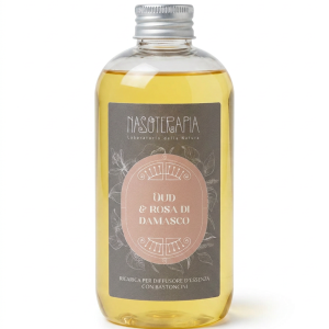 Ricarica Diffusore a Bastoncini Nasoterapia Oud e Rosa di Damasco
