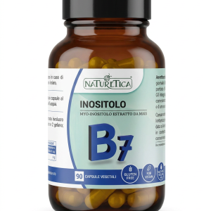 Inositolo B7 Naturetica – Myo-Inositolo da Mais – 90 Capsule Vegetali