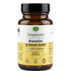 Bromelina da Ananas Gambo Il Bergamotto – 5000 GDU/g – 30 Capsule Vegetali